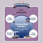Armstrong All Season Blend, Premium Wild Bird Seed Mix, 4KG (8.8LB) Bag - Image 4