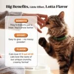 Cat Hip & Joint Health Crunchy & Creamy Chews - Cat Joint Support Supplement with Glucosamine, Health Supplies & Hip Support for Indoor & Outdoor Cats (Chicken 30-Day Supply) - Image 3