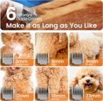 oneisall Dog Grooming Kit, Dog Grooming Clippers, Professional Pet Grooming Vacuum with 7 Pet Grooming Tools for Shedding Thick & Thin Dogs Cats Pet Hair - Image 4