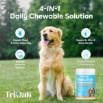 Flea and Tick Prevention for Dogs Chewable: Natural Soft Dog Treats, Oral Pet Treatment for Dogs Health & Immunity - Daily Supplement & Repellent Chews for Small, Large Dog, Puppy Flea & Tick Control - Image 3