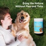 Flea and Tick Prevention for Dogs Chewable: Natural Soft Dog Treats, Oral Pet Treatment for Dogs Health & Immunity - Daily Supplement & Repellent Chews for Small, Large Dog, Puppy Flea & Tick Control - Image 5