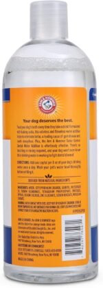 Arm & Hammer for Pets Dental Water Additive for Dogs, Tartar Control | Dog Dental Care Reduces Plaque & Tartar Buildup Without Brushing | Odorless and Flavorless, 16 Fl Ounces - 2 Pack - Image 3