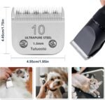 10# Clipper Blades Pet Grooming Clipper Replacement Blades Detachable Blade Compatible with andis/wahl/Oster Dog Clippers 3PCS - Image 4