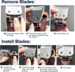 10# Clipper Blades Pet Grooming Clipper Replacement Blades Detachable Blade Compatible with andis/wahl/Oster Dog Clippers 3PCS - Image 5