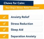Advanced Calming Chews for Dogs - Hemp Chews and Melatonin - Anxiety Relief - Sleep Aid - Relaxing Treats - Stress Relief During Fireworks, Storms, Thunder, Barking - Made in USA - BBQ - 60ct - Image 4