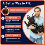 Ultra Easy Pill-Dough Treat Paste Wrap with Probiotics - Forms a Custom Pocket to Hide Pet Medications - Pro Line (3 Pack, Bacon) - Image 3