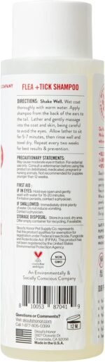 Skout's Honor Flea and Tick Shampoo for Dogs - Natural Peppermint & Cedarwood Formula, Helps to Protect from and Against Fleas, Ticks, and Mosquitos, 16 oz - Image 3