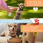 Natural Flea & Tick Repellent Collar Pendant for Dogs & Cats –12-Month Water-Resistant Biomass Energy Pet Shield – Safe for Pets When Used as Directed – Gift Ready (One Size- 2packs) - Image 4