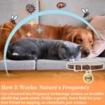 Natural Flea & Tick Repellent Collar Pendant for Dogs & Cats –12-Month Water-Resistant Biomass Energy Pet Shield – Safe for Pets When Used as Directed – Gift Ready (One Size- 2packs) - Image 5