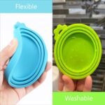 4 Pack Pet Food Can Cover Silicone Can Lids for Dog and Cat Food(Universal Size, One fit 3 Standard Size Food Cans) - Image 3