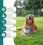 Natural Flea and Tick Collar for Puppies - 12-Month Protection, Safe Pest Control - Waterproof, Strong - Free Flea Comb and Tick Tweezer Included - 2-Pack, 13.8 Inches - Image 3