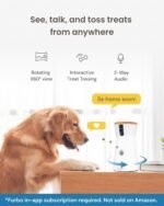 Furbo 360° Dog Camera [Subscription Required] Unlock w/Paid Plan: Home Security & Dog Safety Alerts, Rotating Pet Treat Toss w/ 2-Way Speaker, Smart Cam w/Phone App (Low Risk, 3mo Min. Cancel Anytime) - Image 3