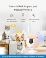 Furbo Mini Pet Camera [Subscription Required] Unlock Camera w/Paid Plan: Home Security with Dog & Cat Safety Alerts, 2-Way Audio, Mountable Smart Cam w/Phone App (Low Risk, 3mo Min. Cancel Anytime) - Image 3
