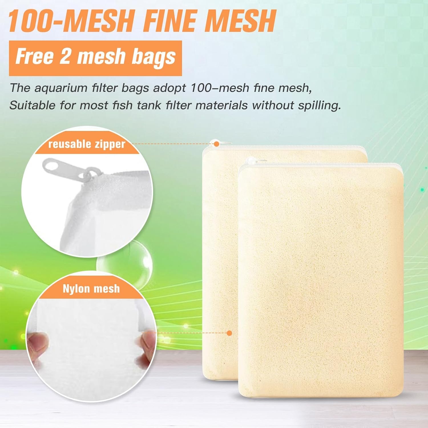 WDEFUN Aquarium Filter Media, 300 ml 2 Packs with Free Mesh Bag Organic Filtration Resin, Remove Driftwood Tannins Suitable for Freshwater and Saltwater Fish Tank - Image 8