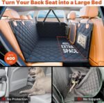 Manificent Back Seat Extender for Dogs, Hard Bottom Dog Car Seat Cover for Back Seat Bed for Car Camping Mattress, Dog Hammock for Car Travel Bed, Car Bed Mattress for Car SUV Truck1 - Image 3