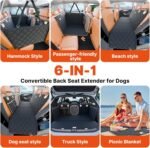 Manificent Back Seat Extender for Dogs, Hard Bottom Dog Car Seat Cover for Back Seat Bed for Car Camping Mattress, Dog Hammock for Car Travel Bed, Car Bed Mattress for Car SUV Truck1 - Image 4