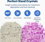 PetSafe ScoopFree Premium Crystal Cat Litter - Ultra-Absorbent Silica Universal Litterbox Crystals - Non-Clumping Odor Control - Lavender Scent - 8 lb Bag - Image 4