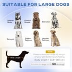 PawHut Dog Sofa Couch, Pet Bed with Comfortable Luxury Cushion, Washable Cover, Wooden Legs, Anti-Slip Mat for Large Dogs, Cats, Kittens, Green - Image 4