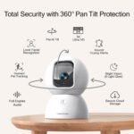 5G Security Camera Indoor, 3K Pet/Dog Camera with Speaker/Phone App, PTZ WiFi Baby Monitor Cameras for Home Security, 0-Glow Night Vision 2-Way Talk, AI Tracking Facial Recognition Time Lapse - Image 3