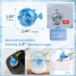 Humidifier Cleaner Fish 12-Pack for Most Humidifiers and Fish Tanks, Humidifier Cleaning Fish and Demineralization Cartridge for humidifiers, Tank Cleaner tablets, Purifies Water, Fights Slime & Odor - Image 3