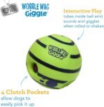 Wobble Wag Giggle Ball | Rolling Enrichment Toy for Fun Playtime, Interactive Play for Indoor or Outdoor, Keeps Dogs & Puppies Large, Medium or Small Busy & Moving, As Seen on TV | Pack of 1 - Image 4