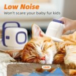 Dog Grooming Kit with Vacuum, 15000Pa Pet Hair Clipper and Shedding Brush, 50dB Low Noise, 2L Capacity, White - Image 4