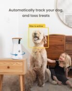 Furbo 360° Dog Camera: Pet Security Cam w/Barking Alerts, Rotating View, Treat Toss w/Phone App, Smart Home Puppy Monitoring, 2-Way Speaker, No Subscription Needed. Standard See, Talk, & Toss Features - Image 4