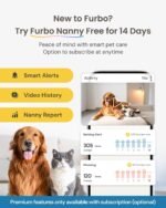 Furbo 360° Dog Camera: Pet Security Cam w/Barking Alerts, Rotating View, Treat Toss w/Phone App, Smart Home Puppy Monitoring, 2-Way Speaker, No Subscription Needed. Standard See, Talk, & Toss Features - Image 5