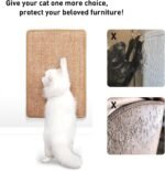 FUKUMARU Cat Scratcher Mat, 23.6 X 15.7 Inch Natural Sisal Cat Scratch Mats, Horizontal Cat Floor Scratching Pad Rug with Sticky Tapes, Protect Couch and Carpets - Image 4