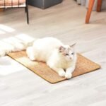 FUKUMARU Cat Scratcher Mat, 23.6 X 15.7 Inch Natural Sisal Cat Scratch Mats, Horizontal Cat Floor Scratching Pad Rug with Sticky Tapes, Protect Couch and Carpets - Image 8