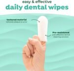 TropiClean Fresh Breath Dog Teeth Cleaning Dental Wipes, Finger Wipes for Plaque & Tartar Removal + Baking Soda, Easy to Use Dog Dental Care, 50ct - Image 4
