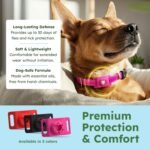 BugMD Paw Guardian Flea and Tick Prevention Pendant for Dogs with AirTag Holder | Plant-Powered Flea & Tick Control for Dog Collars Harnesses | Dog Tag with Air Tag Holder - Pink - Image 5