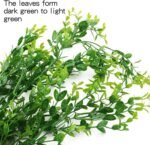 HERCOCCI 2 Pack Reptile Plants, Terrarium Hanging Plants Vines Artificial Leaves Habitat Decorations with Suction Cup for Bearded Dragon Hermit Crab Lizard Snake Geckos Chameleon - Image 3