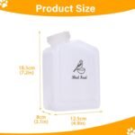 Lolytama Bird Seed Storage Container,1.8L Bird Food Container,Plastic Wild Bird Seeds Dispenser for Storing Sunflower Seed,BPA Free (Clear) - Image 8