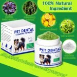 Dog Dental Powder, Dog Teeth Cleaning Powder, Targets Tartar & Reduces Plaque & Bad Breath - Teeth Cleaning Made Easy Eliminate - Meat-Flavored Formulated - Image 3