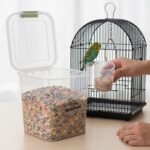 Brabtod Airtight Bird Seed Storage Container,6Lbs Dog Bird Food Container with Measuring Cup,Wild Bird Seed Box for Storing Sunflower Seed-Preventing Squirrels - Image 6