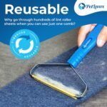 PetLovers EzLint Pet Hair Remover - Reusable Dog and Cat Fur Removal Tool, Portable Carpet Scraper & Rake for Couches, Furniture, Rugs, Mats, and Clothes - Image 3