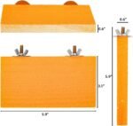 Mezchi 8 Pcs Bird Perch Stand Toy, Colorful Wood Parrot Perch Stand Platform Paw Grinding Stick, Bird Cage Accessories for Budgies,Parakeet,Cockatiel, Lorikeet, Conure - Image 3