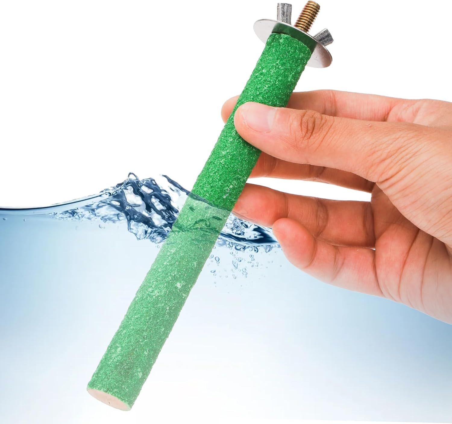 Mezchi 8 Pcs Bird Perch Stand Toy, Colorful Wood Parrot Perch Stand Platform Paw Grinding Stick, Bird Cage Accessories for Budgies,Parakeet,Cockatiel, Lorikeet, Conure - Image 6