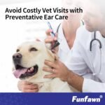 funfawn Pet Ear Relief Finger Wipes for Dogs & Cats - Disposable Dog Ear Cleaner Wipes - Remove Wax Dirty and Odor - Relieve Ear Itching and Inflammation - Safe Natural Ingredients - 50 Count - Image 5