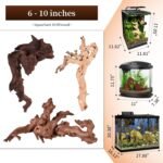 majoywoo Natural Coral Driftwood for Aquarium Decor Fish Tank Decorations, Assorted Driftwood Branch 6-10" 3 Pcs, Reptile Decor… - Image 3