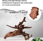 majoywoo Natural Coral Driftwood for Aquarium Decor Fish Tank Decorations, Assorted Driftwood Branch 6-10" 3 Pcs, Reptile Decor… - Image 4