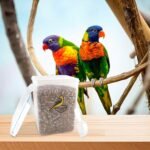 LOLYTAMA Bird Seed Storage Container,Airtight Bird Food Container-5.2L,Bird Seed Containers with Scoop,Pet Food Storage Containers for Wild Bird Seeds Dispenser |Storing Sunflower Seed|BPA Free-Blue - Image 5