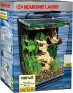 Marineland Portrait Glass LED Aquarium Kit, 5 Gallons, Hidden Filtration,Black - Image 3
