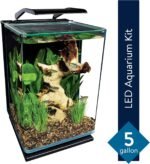 Marineland Portrait Glass LED Aquarium Kit, 5 Gallons, Hidden Filtration,Black - Image 5