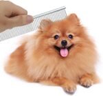 GEMEK Pet Cat Dog Grooming Scissors Set 4 Pieces Stainless Steel Professional Pet Trimmer Kit - 7.5 inch Straight Cutting, Thinning Shears, Curved, Grooming Combs - Image 8