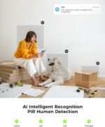 COCOCAM 2K Indoor Pan/Tilt Security Camera with 5200mAh Battery, WiFi Camera,Wireless for Baby Monitor/Pet/Home Security, AI Recognition, PIR Human Detection, 2.4G WiFi (White) - Image 4