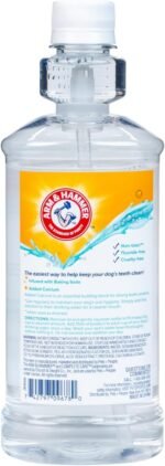 Arm & Hammer Complete Care Dental Water Additive for Dogs, Easy Portion Bottle, Dog Breath Freshener, Dog Mouth Wash or Dental Rinse, Simply Add to Pet Drinking Water for Fresher Breath, 16 FL OZ - Image 3