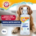 Arm & Hammer Complete Care Dental Water Additive for Dogs, Easy Portion Bottle, Dog Breath Freshener, Dog Mouth Wash or Dental Rinse, Simply Add to Pet Drinking Water for Fresher Breath, 16 FL OZ - Image 5