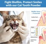 Cat Dental Care Powder Bad Breath Treatment for Cats Teeth, Mouth, Gums & Gut, Plaque Off,Tartar Control, Help Feline Gingivitis and Stomatitis, with Natural Extracts & Probiotics - Image 4